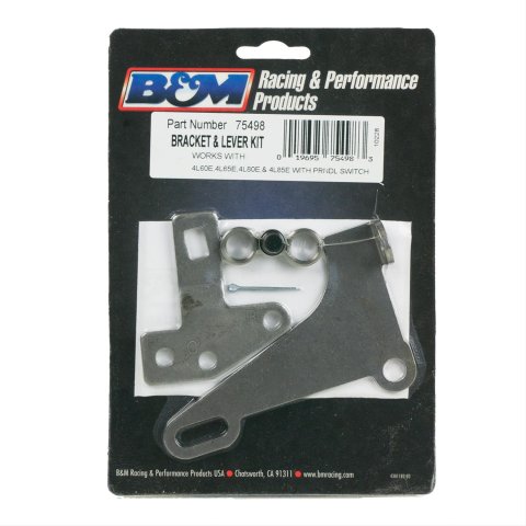 B&M Transmission Brackets and Levers 75498 Bracket, Steel, Natural, Chevy, 4L60E, 4L65E, 4L80E, 4L85E, Each
