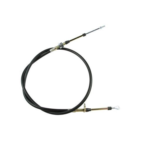 B&M Super Duty Race Shifter Cables 81833 Cables, Automatic Transmission, Cables, Black Jacket, Eyelet/Post Ends, 60.00 in. Overall Length, Each