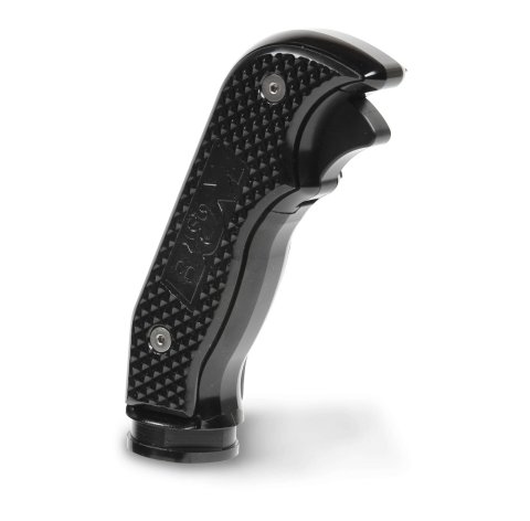 B&M Manual Shifter Knobs 81103 Shift Knob, Magnum Grip, Aluminum, Black Anodized, Automatic Transmission, Bolt-on, Jeep JL, Gladiator, Each