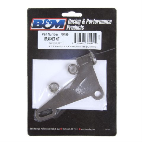 B&M Transmission Brackets and Levers 70499 Bracket, Steel, Natural, Chevy, 4L60E/4L65E/4L80E/4L85E, Each