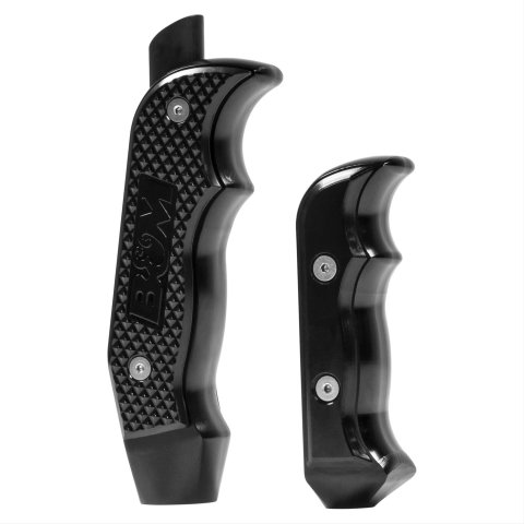 B&M Magnum Grip Shift Knobs 81101 Knobs, Grip, Black Anodized, Aluminum, Jeep, Kit