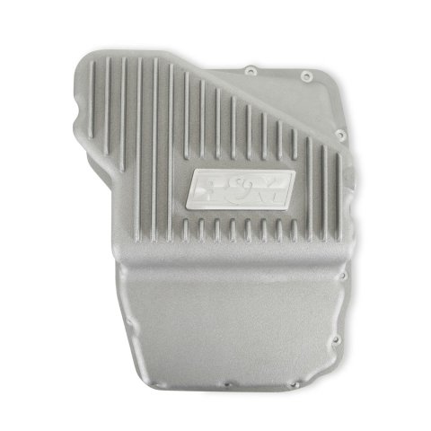 B&M Automatic Transmission Deep Pans 70402 Pan, Aluminum, Natural, Deep, +2 qts. Capacity, Dodge, Chrysler, Jeep, Ram, 45RFE, 545RFE, 65RFE, 66RFE, 68RFE, Each