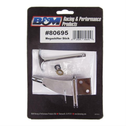 B&M Replacement Automatic Shifter Sticks 80695 Stick, Aluminum, Natural, Straight, Mega Shifter, Each