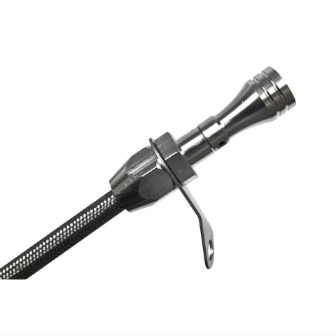B&M Transmission Fluid Dipsticks 22165 Dipstick, Aluminum, Polished, GM, TH350, TH350C, Each