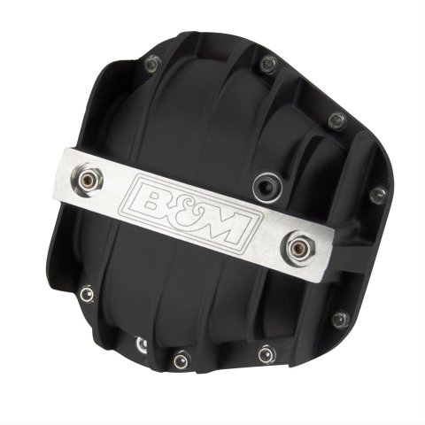 B&M 10 Bolt Dana 60/70 Differential Cover 11314 Cover, Rear, 10-bolt, Aluminum, Black Anodized, 60/70, Each