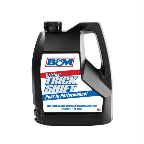 B&M Trick Shift Transmission Fluid 80260 Fluid, Automatic Transmission, Type F, Mineral, Shift, Gallon, Each