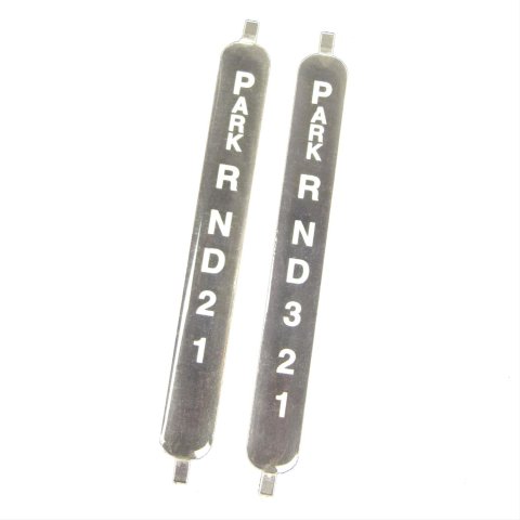 B&M Automatic Transmission Shifter Replacement Parts 80672 Indicator Window Decal, Transmission, Each