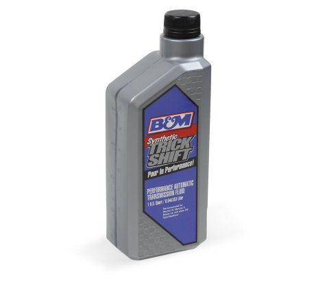 B&M Synthetic Trick Shift Transmission Fluid 80262 Fluid, Shift, Dexron/Mercon/ATF +4, 1 qt., Each