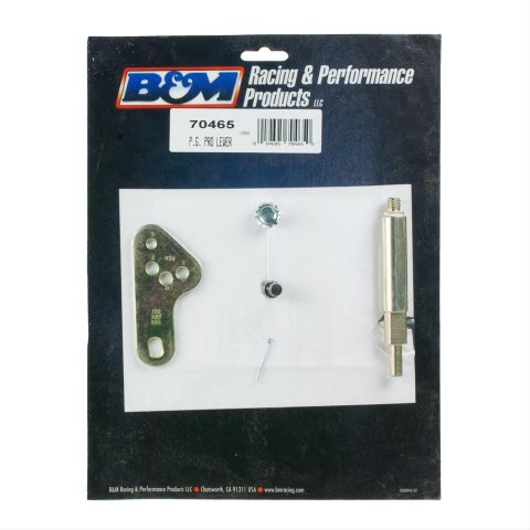 B&M Transmission Brackets and Levers 70465 Bracket, Steel, Natural, GM Powerglide, Kit