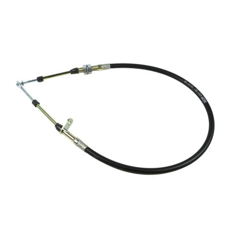 B&M Super Duty Race Shifter Cables 81831 Cable, Duty, 3 ft. Length, Morse Style, Eyelet/Threaded Ends, Black, Each