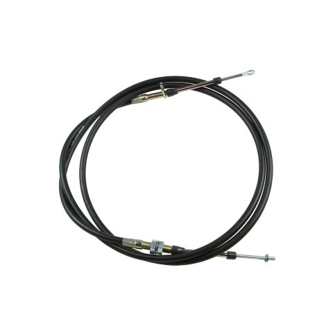 B&M Super Duty Race Shifter Cables 81834 Cables, Automatic Transmission, Cables, Black Jacket, Eyelet/Post Ends, 96.00 in. Overall Length, Each