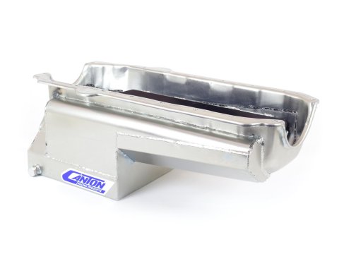 Canton Racing Drag Wet Sump Oil Pans 13-104 Pan, Race, Steel, 6 qt., Rear Sump, Chevy, Small Block, Each