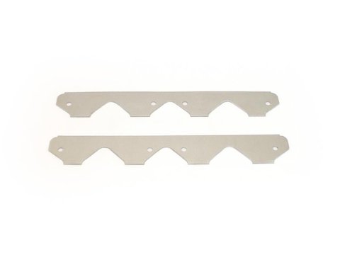 Canton Racing Exhaust Block-Off Plates 84-600 Plates, Ford, Small Block, Pair
