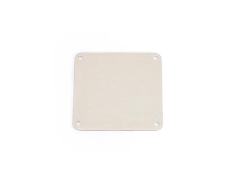 Canton Racing Carburetor Block-Off Plates 84-150 Block Off Plate, Square Bore, Aluminum, Natural, Each