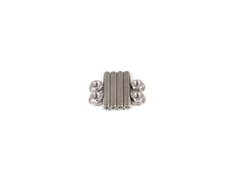 Canton Racing Carburetor Mounting Studs 85-510 Studs, Stainless Steel, Natural, 5/16-18 in. x 2.00 in. Long, Set of 4