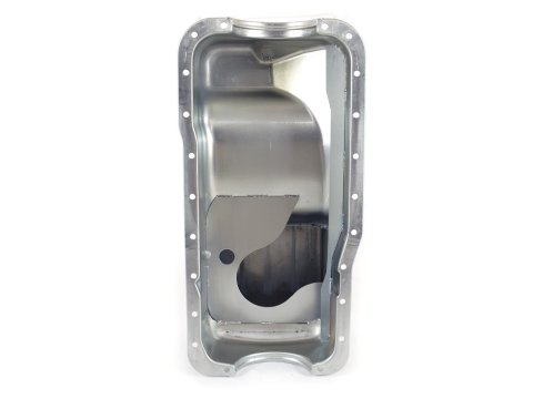 Canton Racing Street/Strip Wet Sump Oil Pans 15-620 Pan, Street/Strip, Steel, 7 qt., Rear Sump, Steel, Clear Zinc, Ford, Small Block, Each
