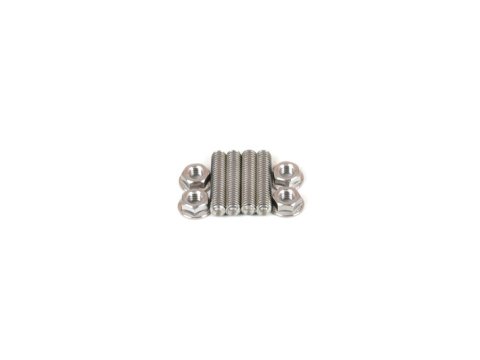 Canton Racing Carburetor Mounting Studs 85-500 Studs, Stainless Steel, Gold Iridite, 5/16-18 in. x 1.500 in. Long, Set of 4