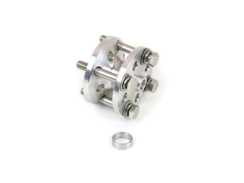 Canton Racing Fan Spacers 75-615 Spacer, Aluminum, Natural, 1.5 in., Bolts, Washers, Kit