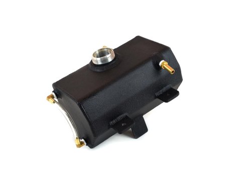 Canton Racing Coolant Expansion and Recovery Tanks for 2015-2021 MUSTANG - 80-247SBLK ALUM EXP TANK '2015-UP -STOCK CAP STYLE