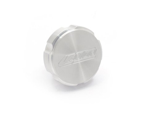 Canton Racing Products Coolant Reservoir Caps 81-247 COOLANT CAP BILLET SCALLOPED STYLE MUSTANG 2015+