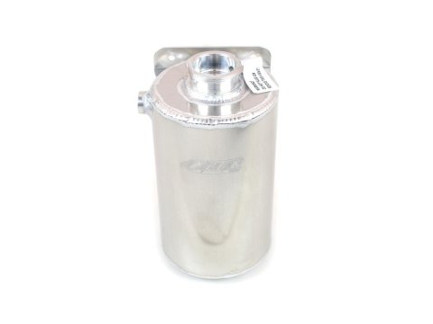 Canton Racing Coolant Expansion and Recovery Tanks 80-200R Overflow Tank, 2.5 qt., Round, Aluminum, Natural, 3/8 in. NPT Inlet, Universal, Kit