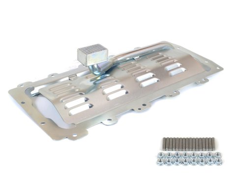 Canton Racing Windage Trays 20-937P36 Tray, Steel, Clear Zinc, Louvered, Rear Sump, Ford, Coyote, with Oil Pickup, Each
