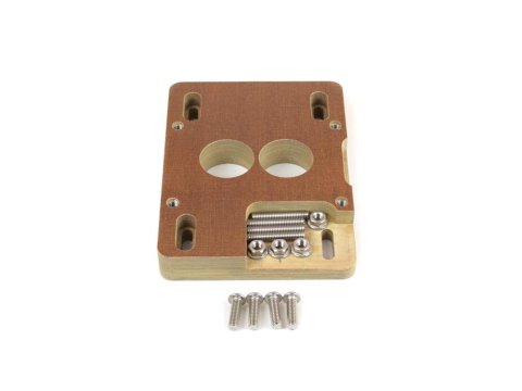 Canton Racing Carburetor Adapters 85-070 Adapter, Holley 2-Barrel to Quadrajet 4-Barrel, 1 in. Thick, Kit