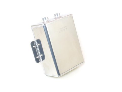 Canton Racing Overflow Catch Tanks 80-210 Tank, 4 Quart, 9 1/4 Tall x 6 3/4 Wide x 4 in. Deep, Aluminum, 1/2 NPT inlet, Universal, Kit