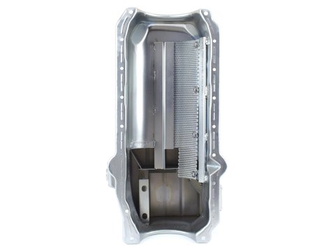 Canton Racing Road Race Series Wet Sump Oil Pans for 1982-1992 CAMARO, FIREBIRD - 15-244T Pan, Race, Steel, 5 qt., Rear Sump, Chevy, Small Block,1986 and Later, Each