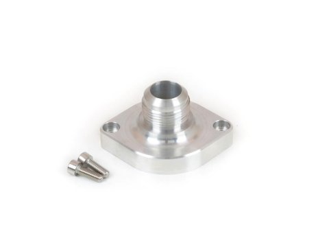 Canton Racing Billet Aluminum Water Necks 80-032 Neck, Straight Up, Aluminum, Natural, -16 AN Male Threads Inlet, Chevy, 4.8L, 5.3L, 6.0L, Each