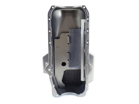 Canton Racing Road Race Series Wet Sump Oil Pans 15-250 Pan, Race, Steel, 6 qt., Rear Sump, Chevy, Small Block, Each