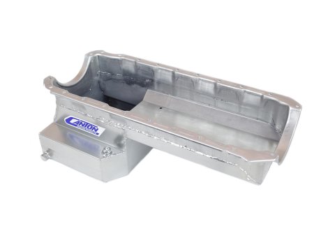 Canton Racing Street/Strip Wet Sump Oil Pans 15-320 Pan, Drag Race, Steel, 7 qt., Rear Sump, Chevy, Mark IV Big Block, Each
