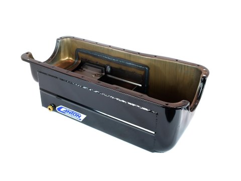 Canton Racing Marine Wet Sump Oil Pans 18-760 Pan, Marine, Steel, Black Powdercoated, 7 qt., Full Sump, Ford, Big Block, Each