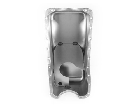 Canton Racing Stock Appearing/Stock Replacement Series Oil Pans 15-745 Pan, Street/Strip, Steel, Natural, 4.5 qt., Front Sump, Ford, Big Block, 429/460, Each