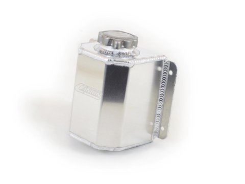 Canton Racing Coolant Recovery/Overflow Catch/Fill Tanks 80-201C Overflow Tank, 1.75 qt., Chamfered, 6.0 in. Tall, 4.5 in. Wide, 4.5 in. Deep, Aluminum, 1/4 in. NPT Inlet, Universal, Kit