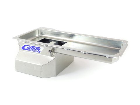 Canton Racing Drag Wet Sump Oil Pans 13-274 Pan, Race, Steel, 5.5 qt., Rear Sump, Chevy, Small Block, LS1/LS6, Each