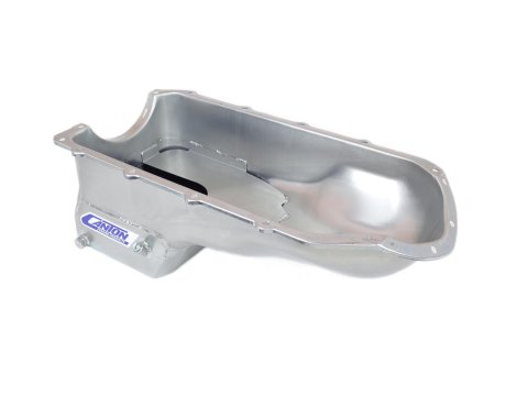 Canton Racing Street/Strip Wet Sump Oil Pans 15-400 Pan, Steet/Strip, Steel, 5.5 qt., Rear Sump, Pontiac V8, Each