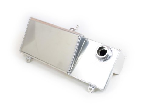 Canton Racing Coolant Expansion and Recovery Tanks for 1996-2004 MUSTANG - 80-232S Overflow Tank, Rectangular, Aluminum, Natural, 5/16 in. Hose Barb Inlet, Ford, Kit