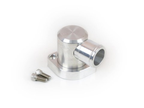 Canton Racing Billet Aluminum Water Necks 80-057 Neck, Aluminum, Polished, 90 Degree, Ford, Big Block, Each