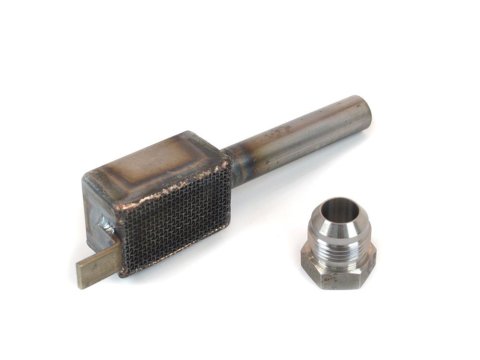 Canton Racing Oil Pan Pickups 20-720 Pickup, External, Weld-On, Aftermarket Style, Steel, 0.750 in. Diameter Tube, Universal, -12 AN, Kit