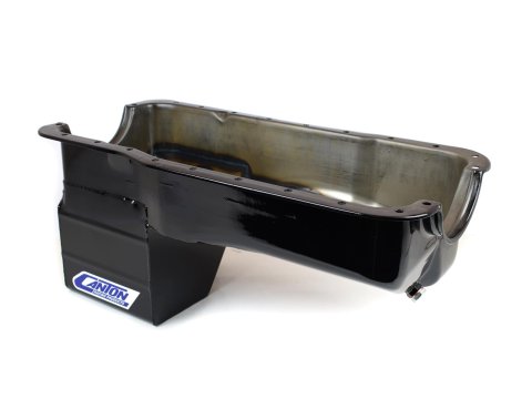 Canton Racing Truck Wet Sump Pans for 1968-1977 BRONCO - 16-620 Oil Pan, Truck, Steel, Black Powdercoated, 6 qt., Rear Sump, Ford, Small Block, Each