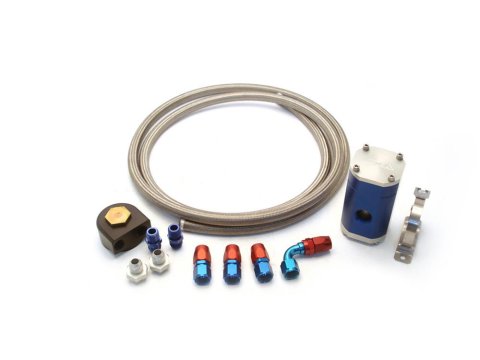 Canton Racing Remote Canister Oil Filter Kits 22-926 Relocation Kit, Single Filter, Filter, 3/4-16 in. Engine Threads, Kit