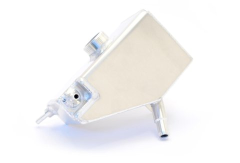Canton Racing Coolant Expansion and Recovery Tanks for 2011-2017 MUSTANG - 80-246S Overflow Tank, Recirculating, 2.75 qt. Capacity, Aluminum, Natural, Ford, Each