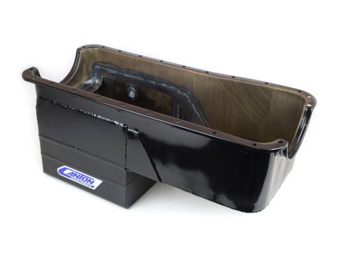 Canton Racing Truck Wet Sump Pans 16-774 Oil Pan, Off-Road, Steel, Black Powdercoated, 7 qt., Rear Sump, Ford, Big Block, Each