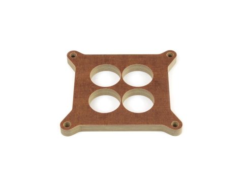 Canton Racing 0.5 Inch Carburetor Spacer 85-152 Spacer, Phenolic, 0.500 in. Thick, 4-Hole, Square Bore, Each
