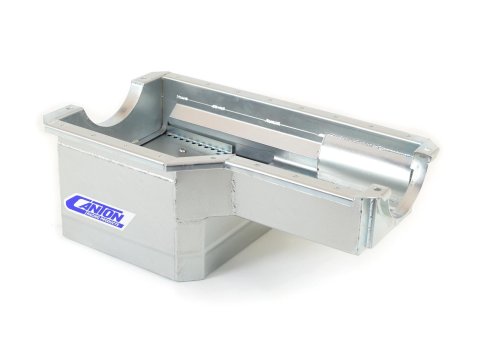 Canton Racing Circle Track Wet Sump Oil Pans 11-920 Pan, Track, Steel, 5.5 qt., Front Sump, Ford, 4-Cylinder, 2.3L, Each