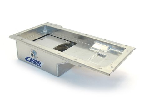 Canton Racing Drag Wet Sump Oil Pans for 1998-2002 CAMARO, FIREBIRD - 13-270A Pan, Race, Aluminum, Natural, 5.5 qt., Rear Sump, Chevy, Small Block, LS1, Each