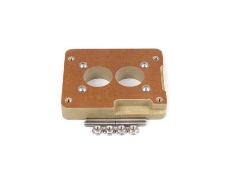 Canton Racing Carburetor Adapters 85-050 Spacer, Phenolic, 1.00 in. Thick, 2-Hole, 2-Barrel, Kit