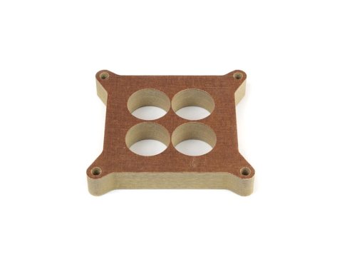 Canton Racing 1 Inch Carburetor Spacer 85-150 Spacer, Phenolic, in. Thick, 4-Hole, Square Bore, Each