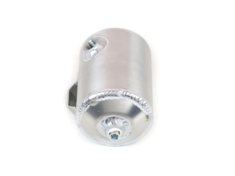 Canton Racing Overflow Catch Tanks 80-207 Tank, 16 oz., Round, Aluminum, Natural, 1/4 in. NPT Female Threads Inlet/Outlet, Each